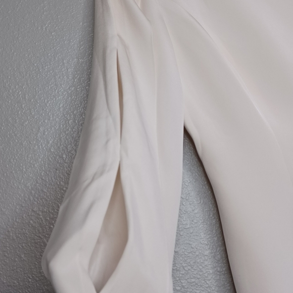 Kimora Lee Simmons Cold Shoulder Silk Blend Blouse - Picture 8 of 15